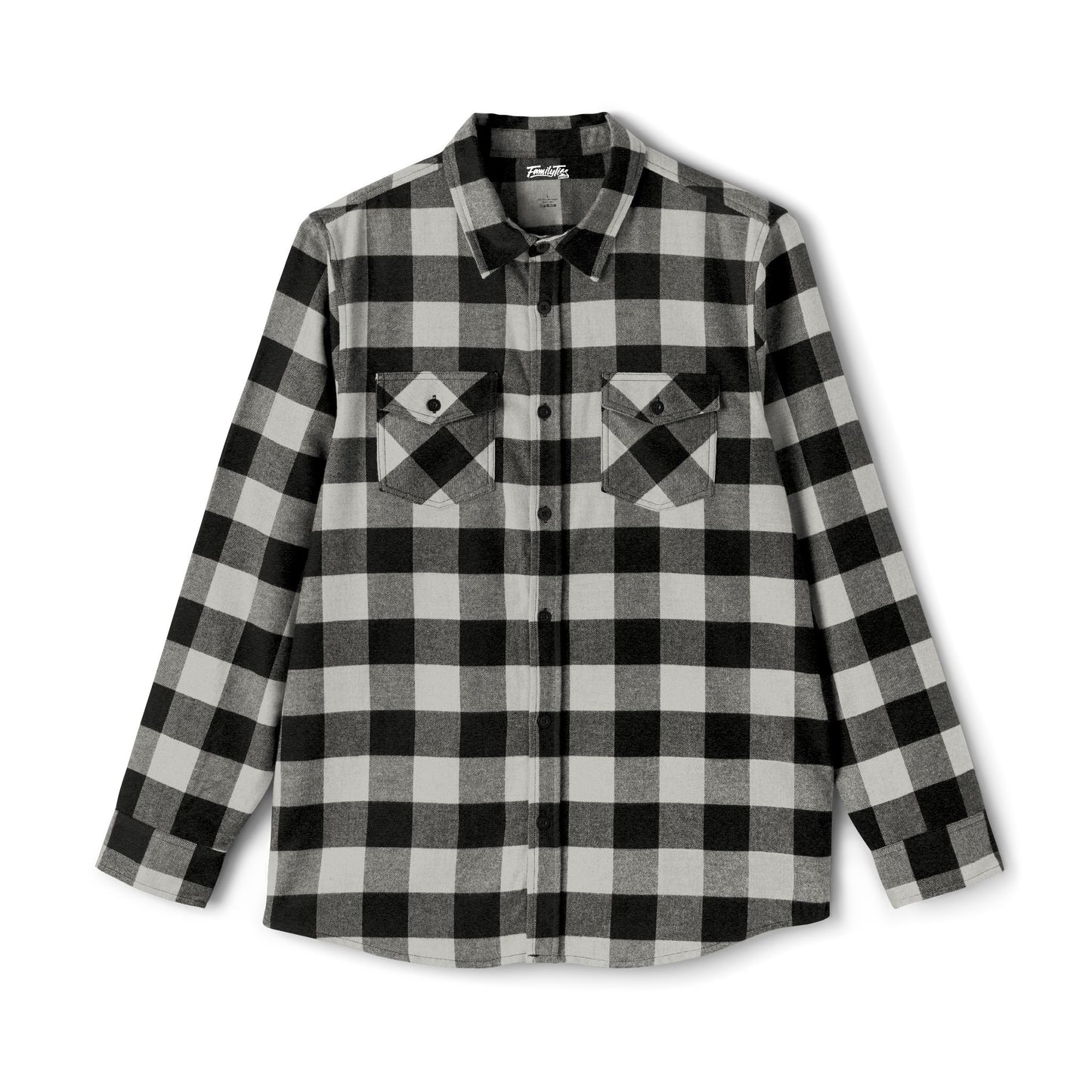 Light Smoke Checkered Flannel
