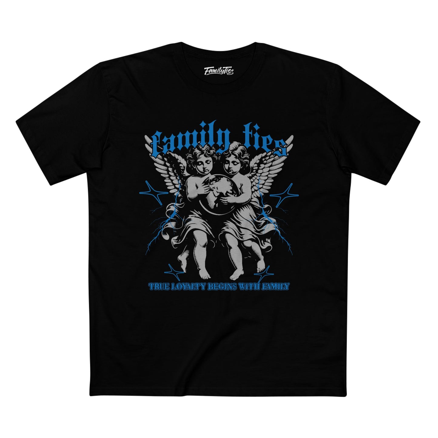 Family Ties Official “Rare” Black Tee