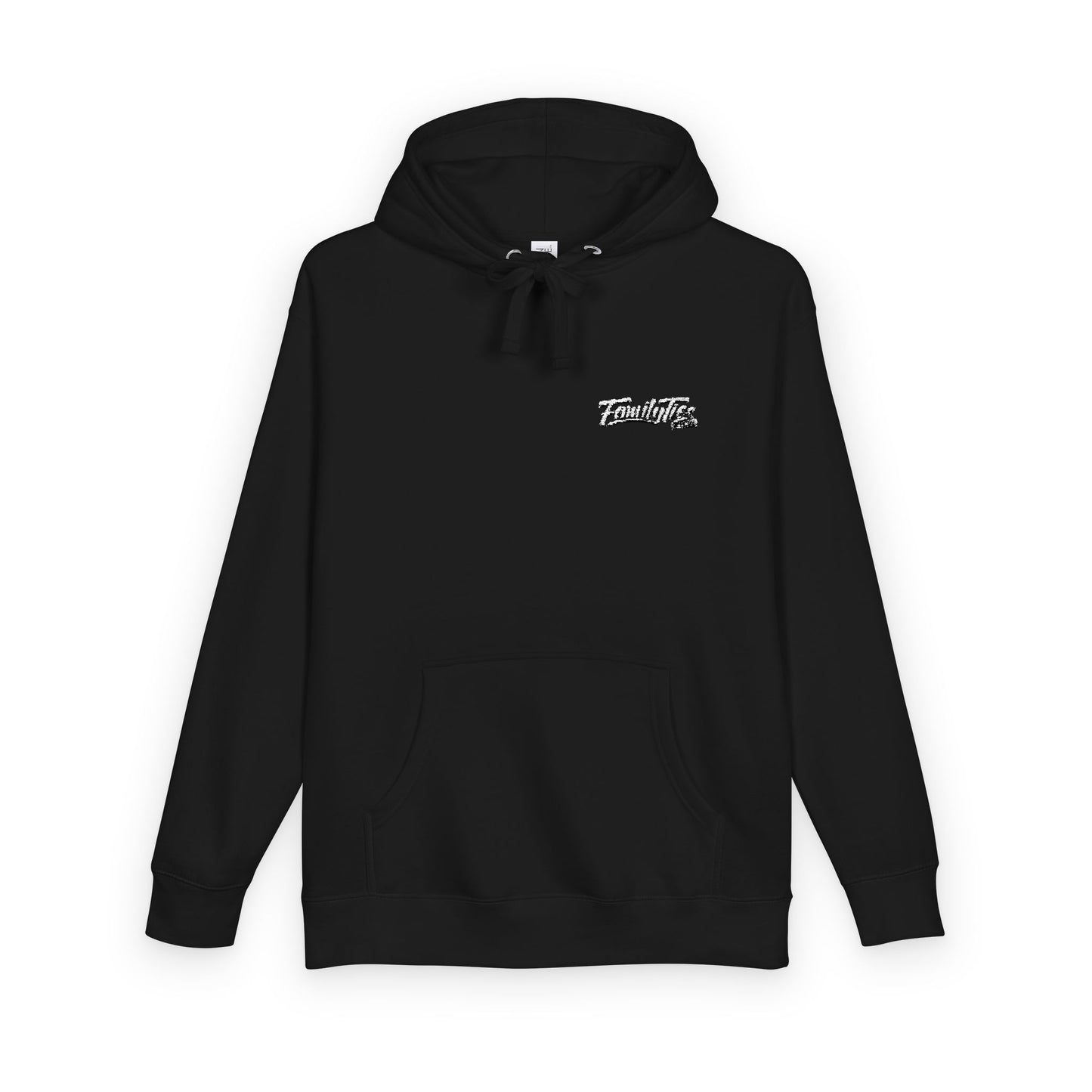 Family Ties Official Black Embroidered Hoodie