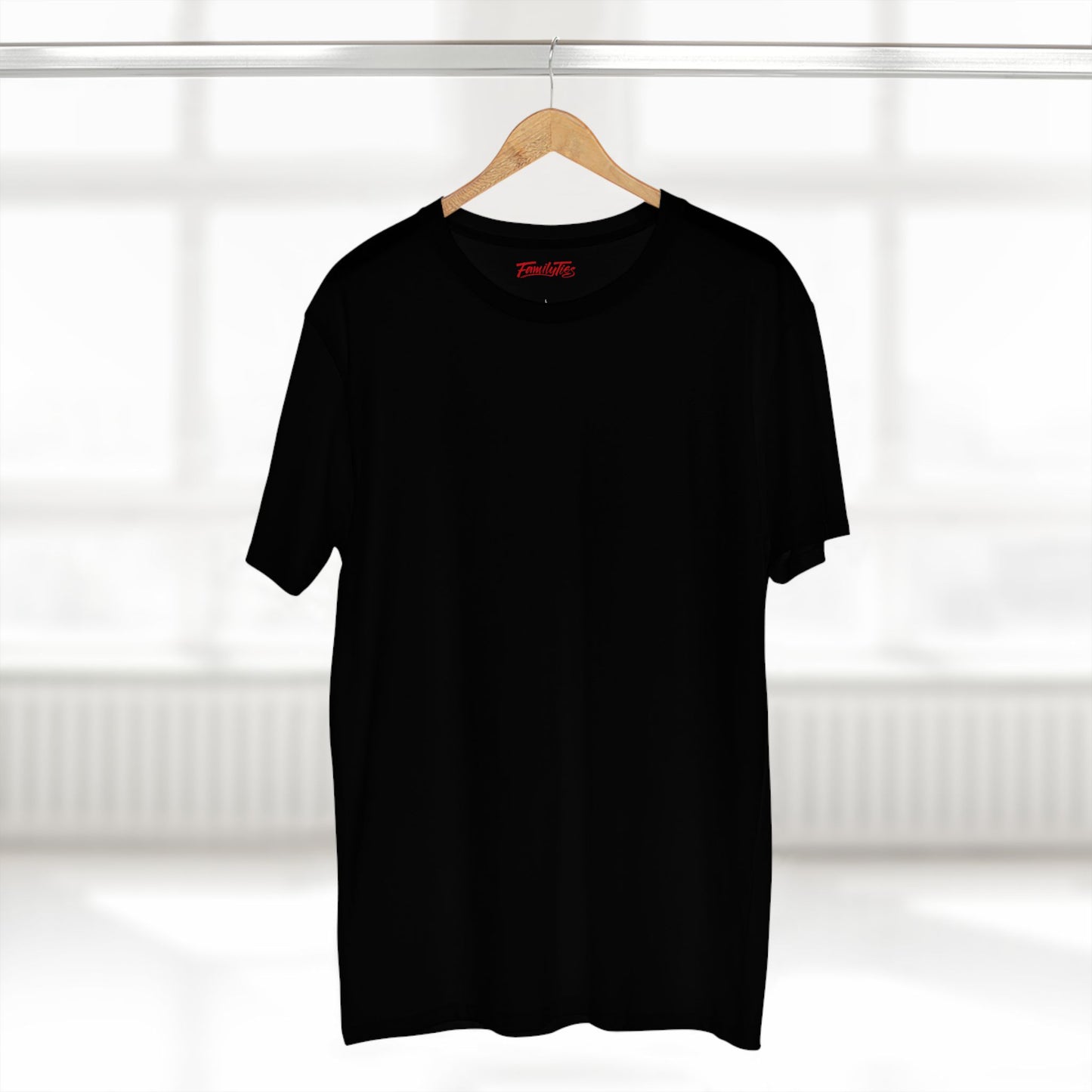 True Loyalty Black Tee- Red/ Sail Logo