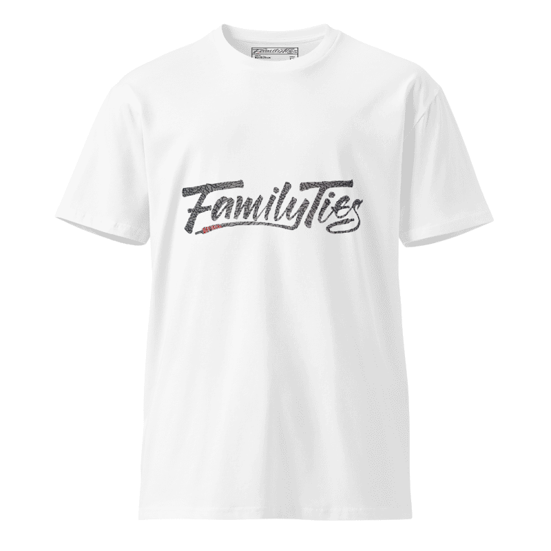 Family Ties Official White Cement Tee