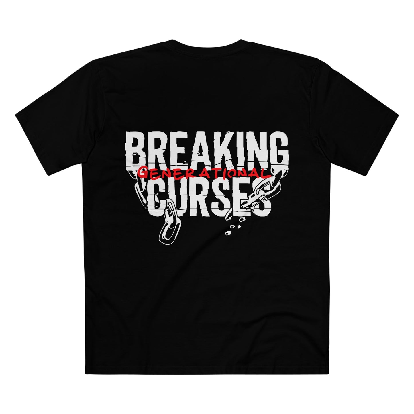 Breaking Generational Curses "Broken Chains" Reverse Tee