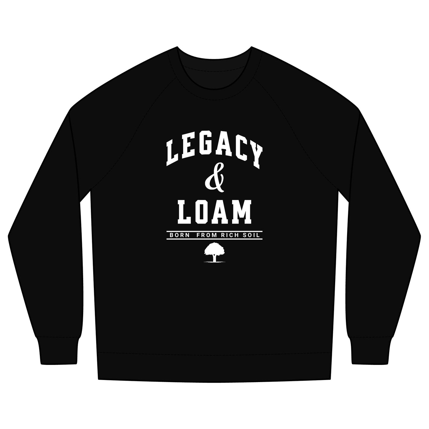 Legacy & Loam Crew Black Sweatshirt