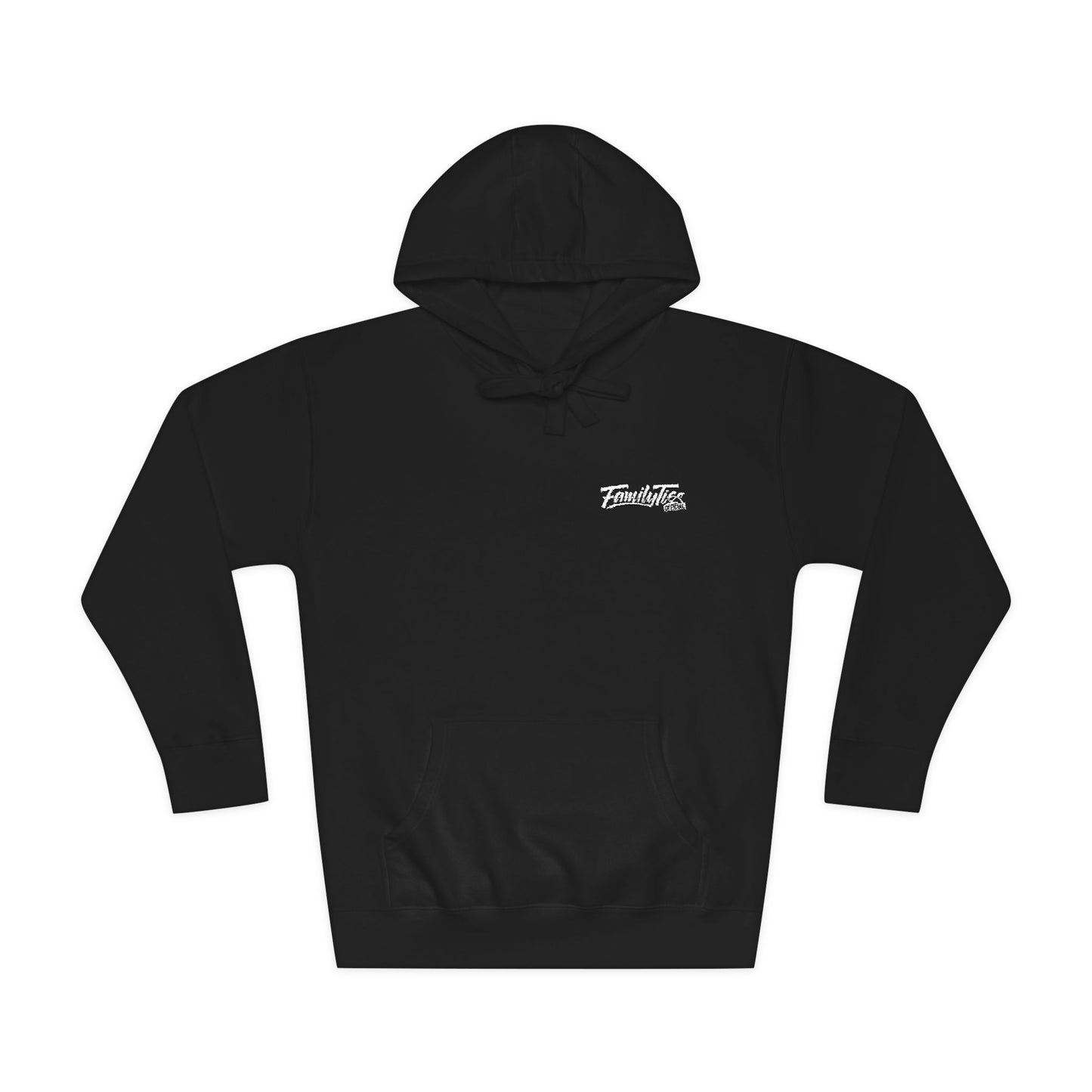 Family Ties Official Black Embroidered Hoodie