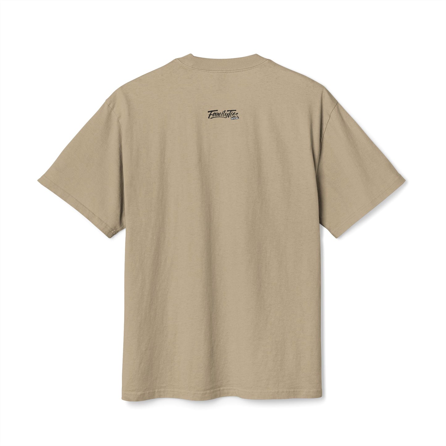 Family Ties Official "Stone Khaki" Oversized Tee