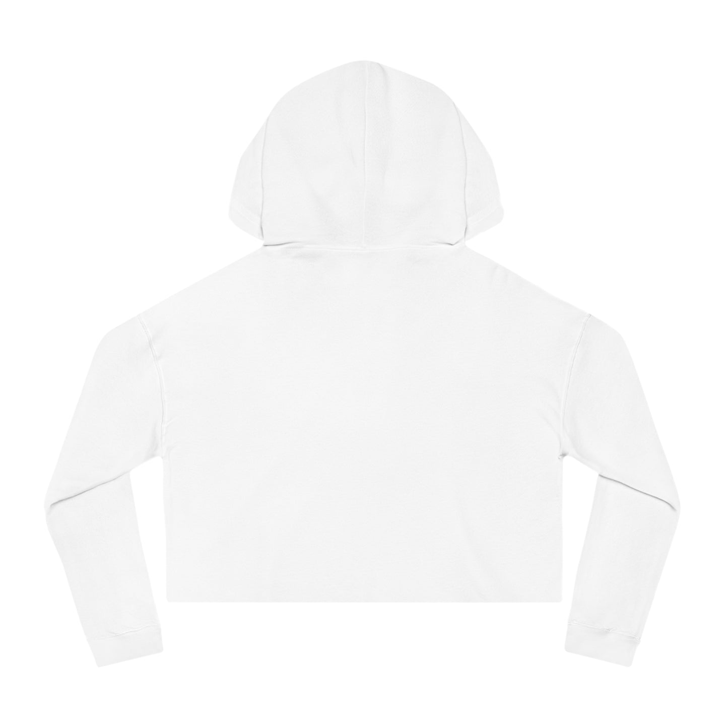 Life Is Beautiful In Colors Women’s Crop Black Hoodie
