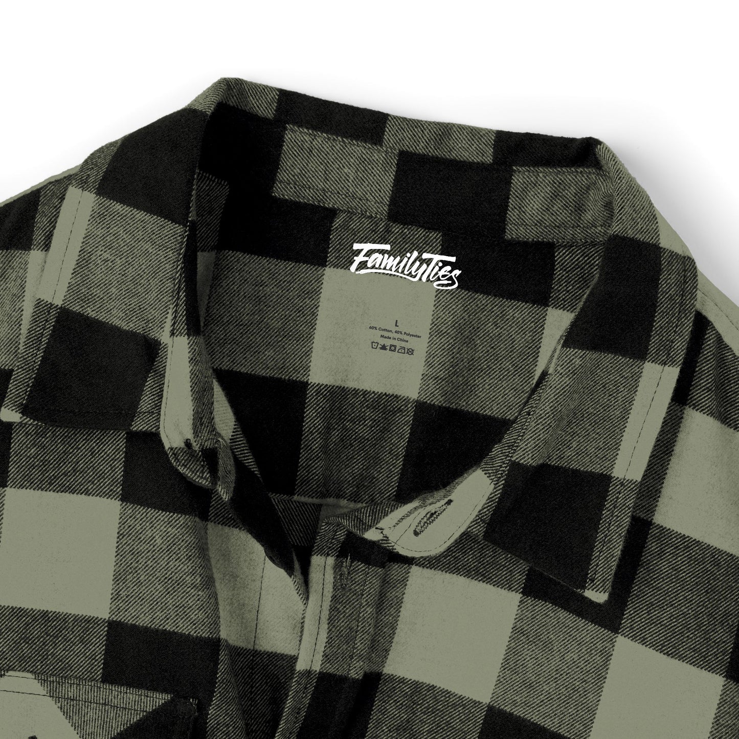 Olive Checkered Green Flannel