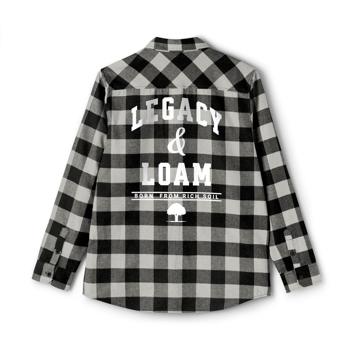 Light Smoke Checkered Flannel