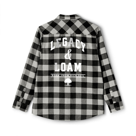 Light Smoke Checkered Flannel