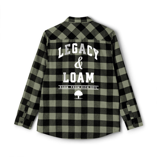 Olive Checkered Green Flannel