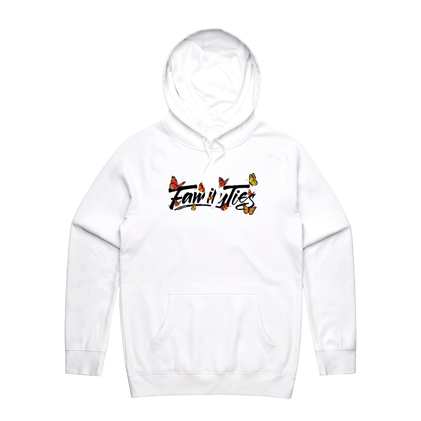 Family Ties Official "Beautiful Family" White Hoodie