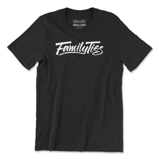 Family Ties Official Black Tee