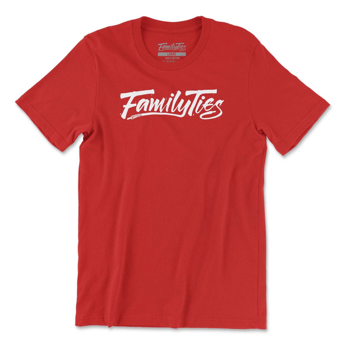 Family Ties Official Red Tee