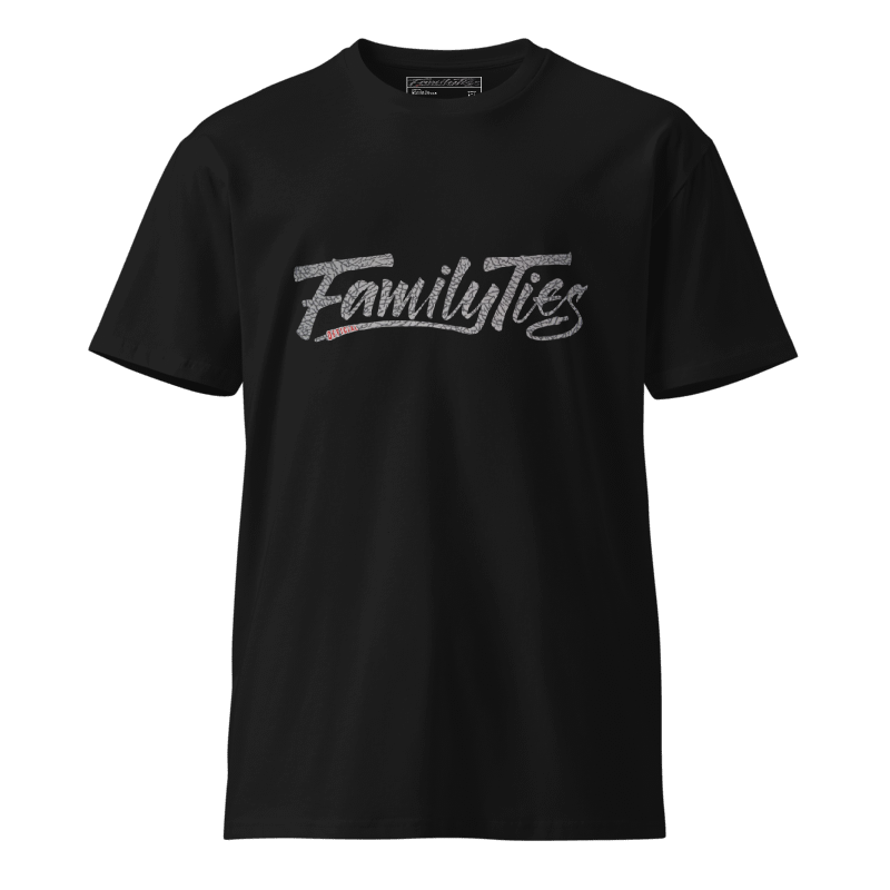 Family Ties Official Black Cement Tee