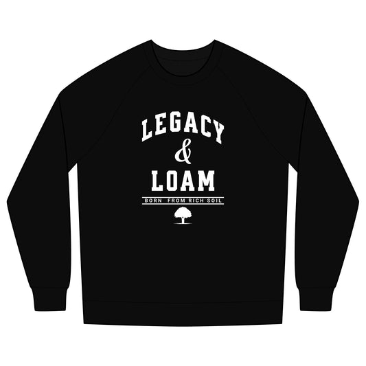 Legacy & Loam Crew Black Sweatshirt