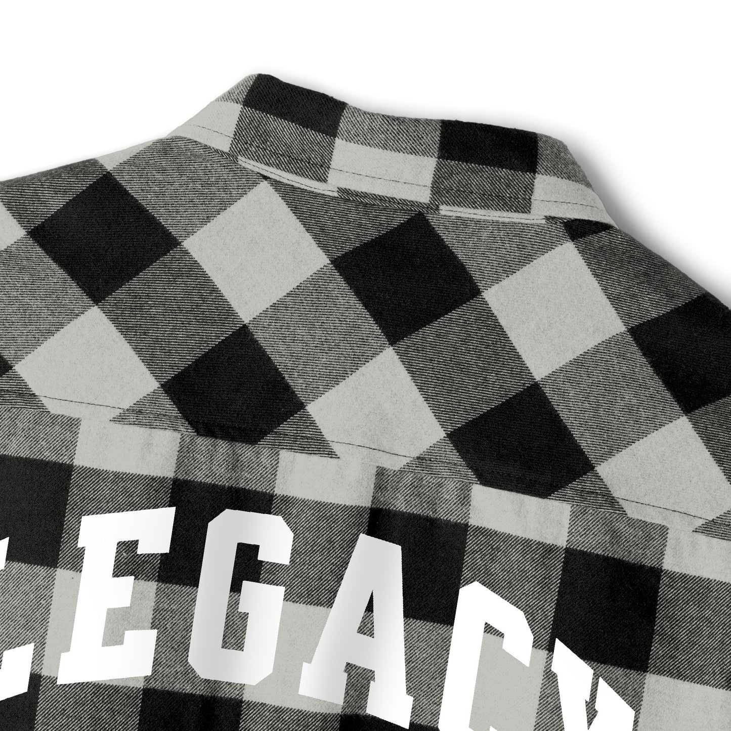 Light Smoke Checkered Flannel