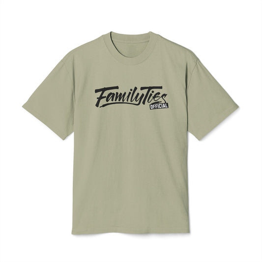 Family Ties Official "Olive Moss" Oversized Tee
