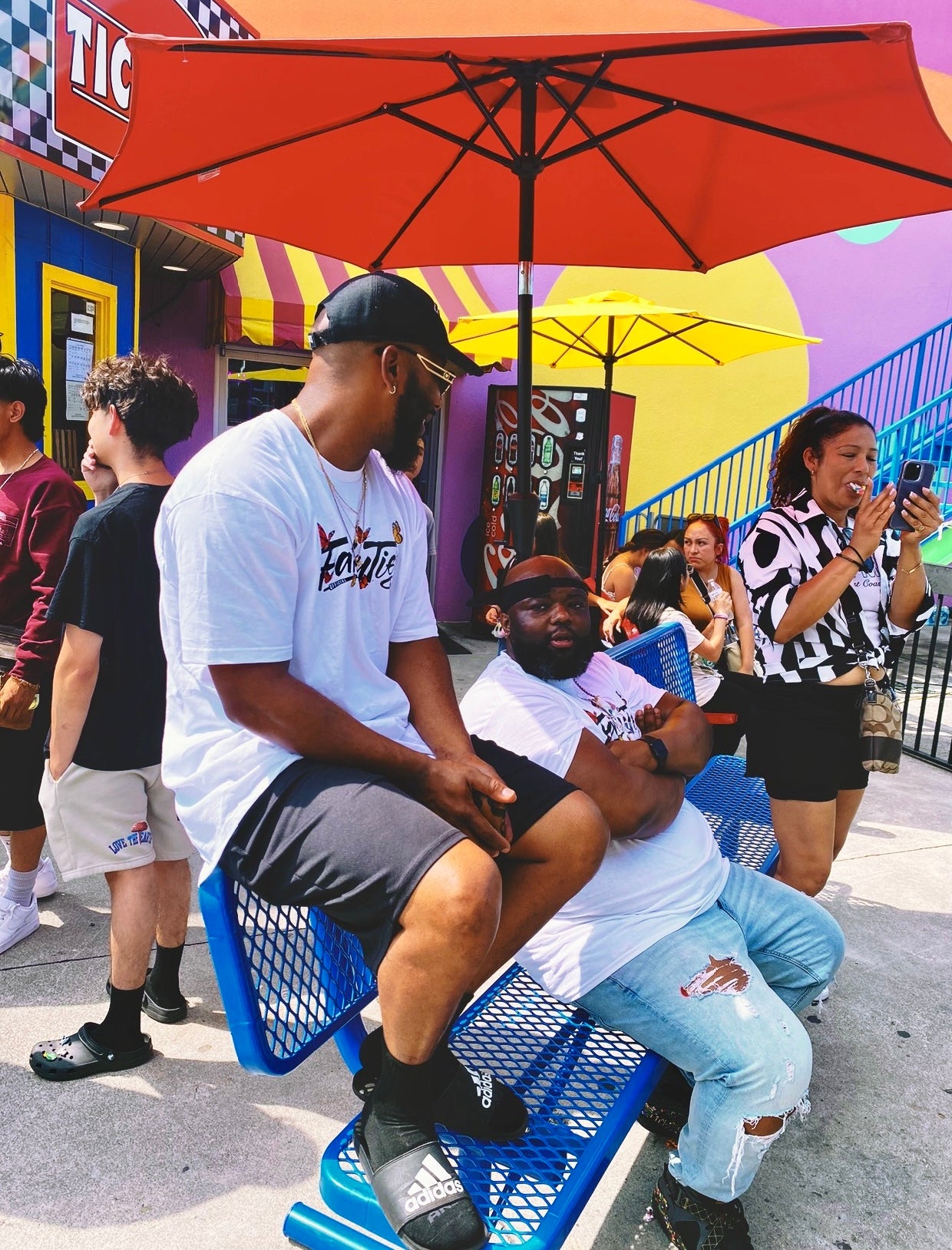 Life Is Beautiful In Colors White Tee